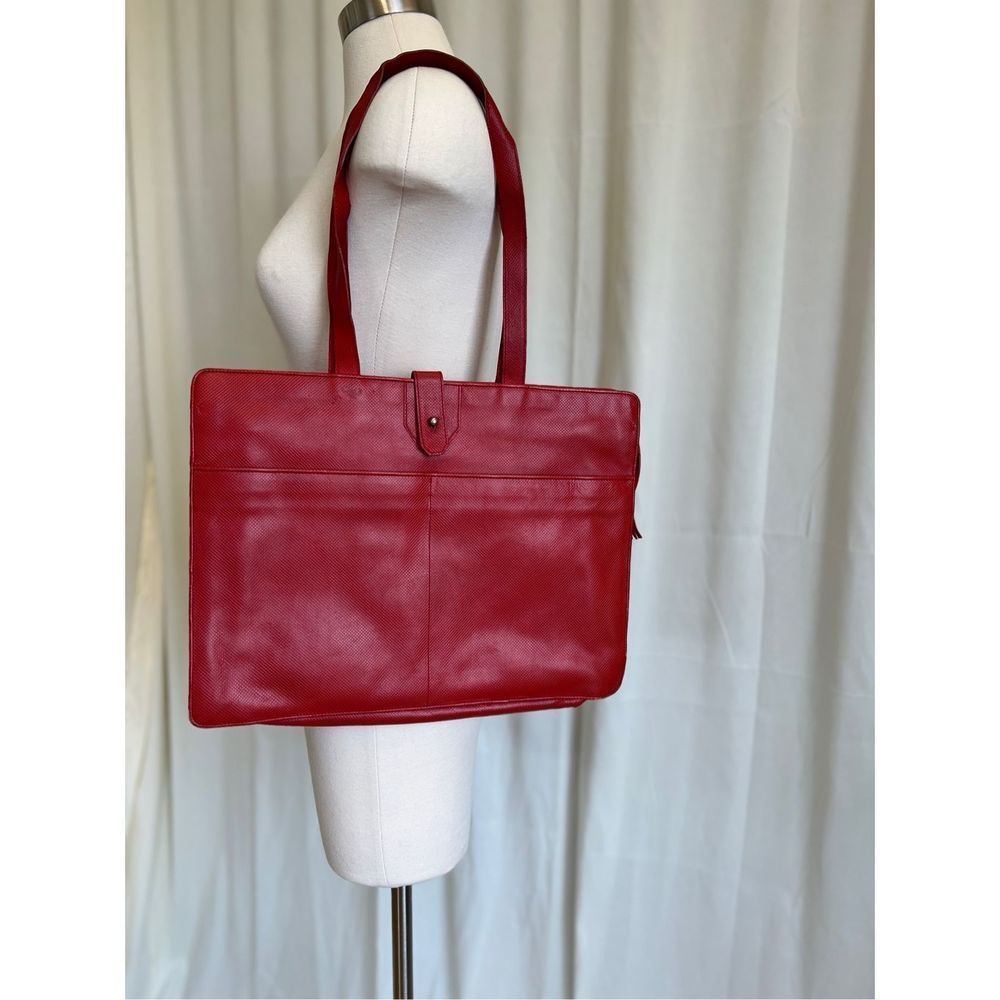 Rare Vintage Bottega Veneta Women's Shoulder Hand Bag Briefcase Documents Leathe